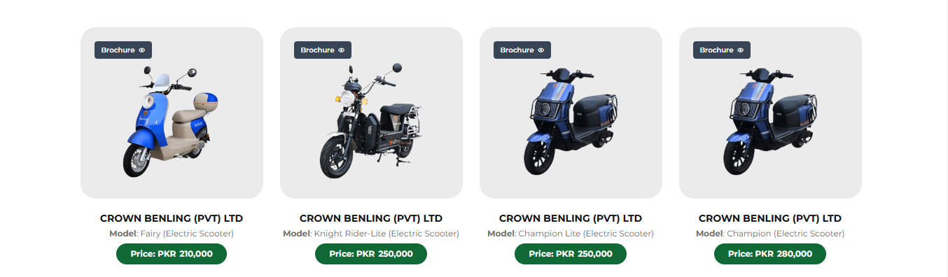 Crown Benling Electric Bike Price in Pakistan